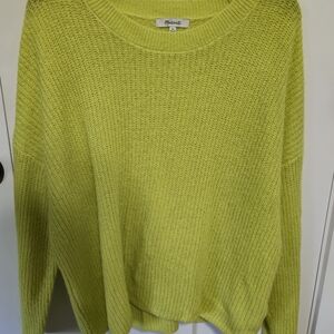 Madewell Women's Bright Yellow Sweater